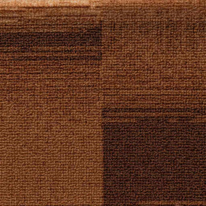 Selvklebende trappematter 15 stk 65x21x4 cm brun