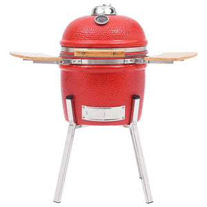 Kamado Kullgrill med røyker keramisk 81 cm