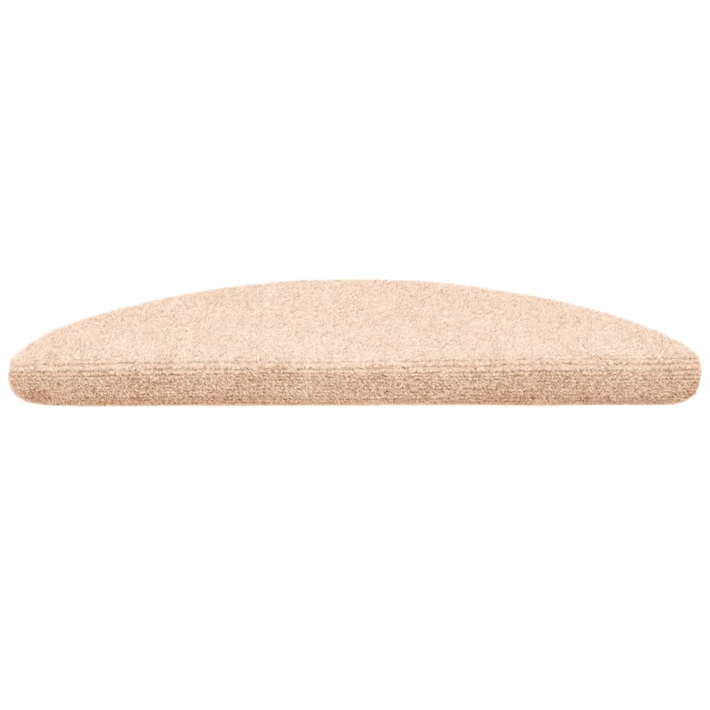 Selvklebende trappematter 10 stk kremhvit 56x17x3cm nålestempel