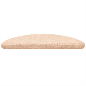 Selvklebende trappematter 10 stk kremhvit 56x17x3cm nålestempel