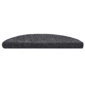 Selvklebende trappematter 10 stk mørkegrå 56x17x3cm nålestempel