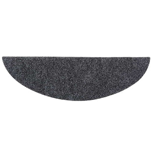 Selvklebende trappematter 10 stk mørkegrå 56x17x3cm nålestempel