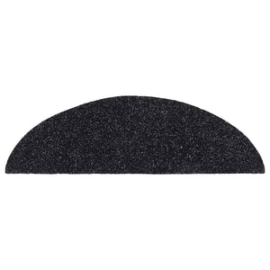 Selvklebende trappematter 10 stk svart 56x17x3 cm nålestempel