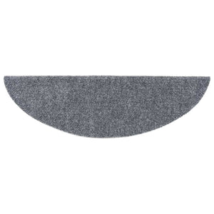 Selvklebende trappematter 10 stk lysegrå 56x17x3 cm nålestempel