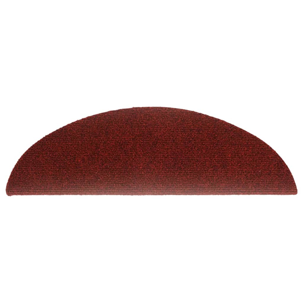 Selvklebende trappematter 10 stk rød 56x17x3cm nålestempel