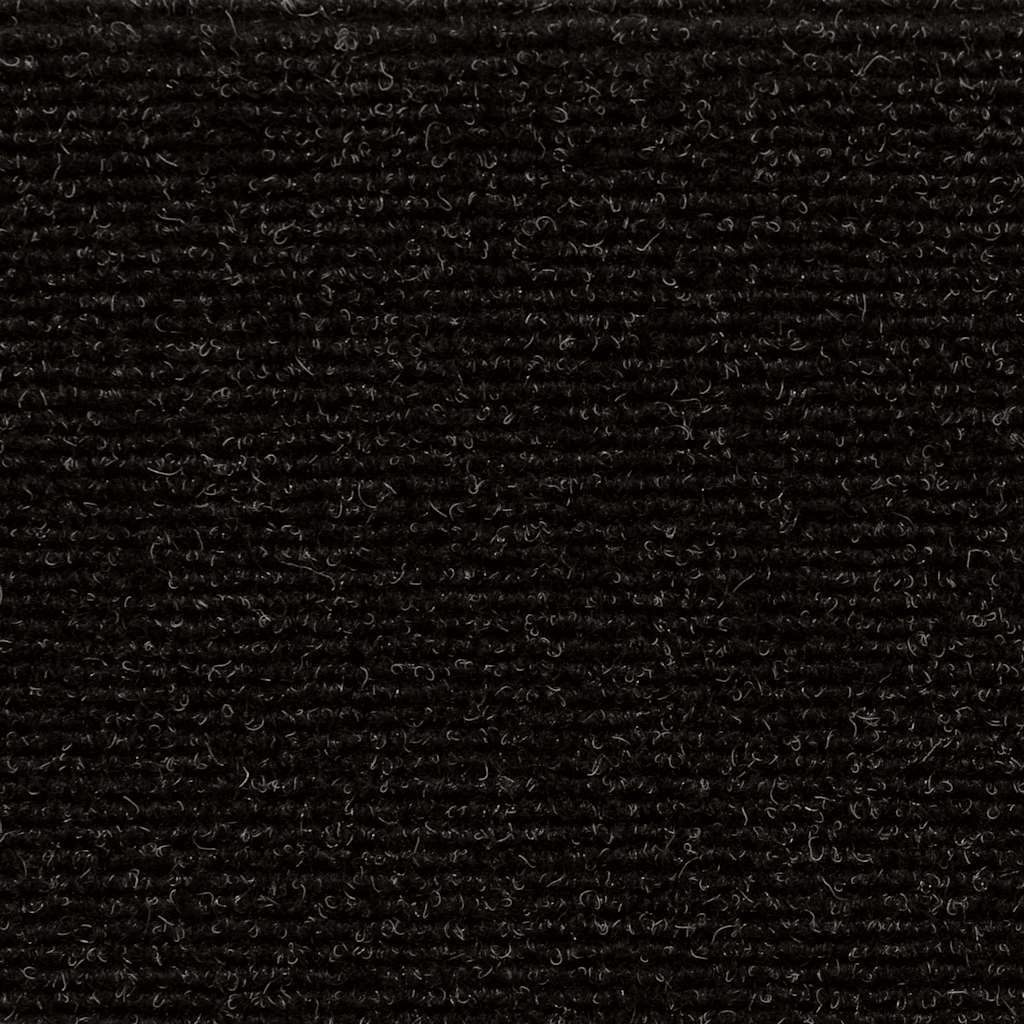 Self-adhesive stair mats 5 pcs dark brown 56x17x3cm needle punch