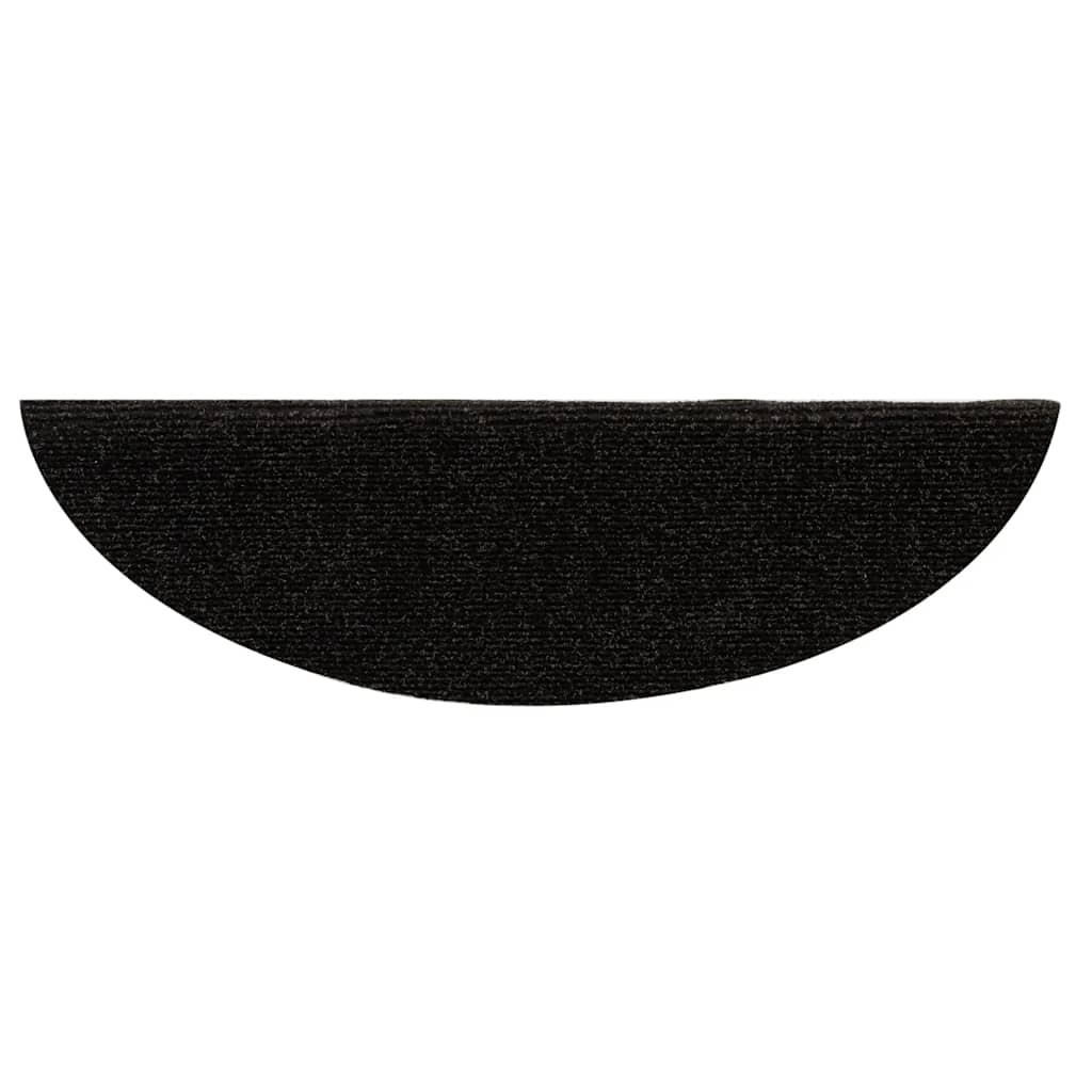 Selvklebende trappematter 10stk mørkebrun 56x17x3cm nålestempel