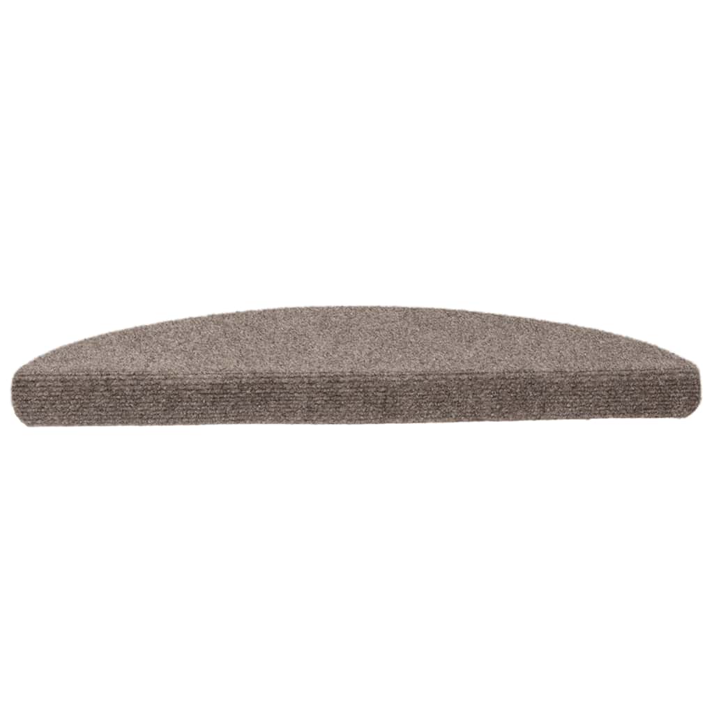 Selvklebende trappematter 10 stk beige 56x17x3cm nålestempel