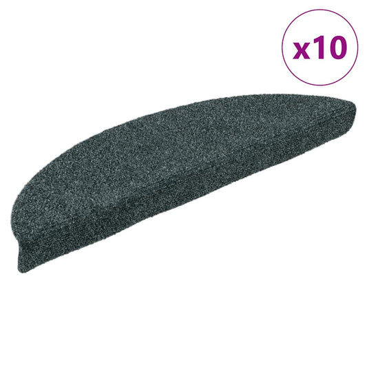 Selvklebende trappematter 10 stk grønn 56x17x3 cm nålestempel