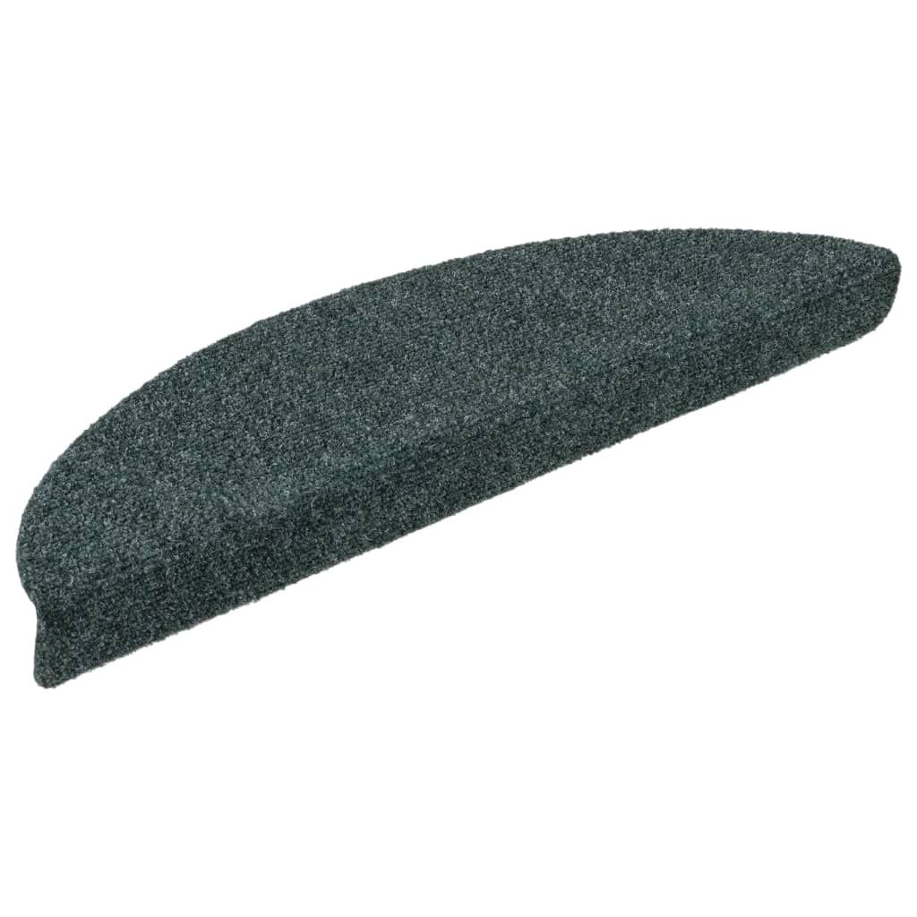 Selvklebende trappematter 10 stk grønn 56x17x3 cm nålestempel