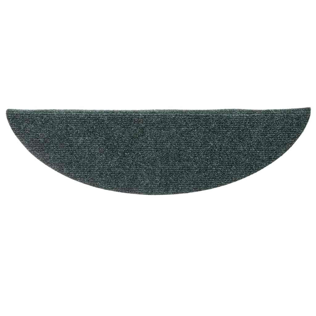 Selvklebende trappematter 10 stk grønn 56x17x3 cm nålestempel