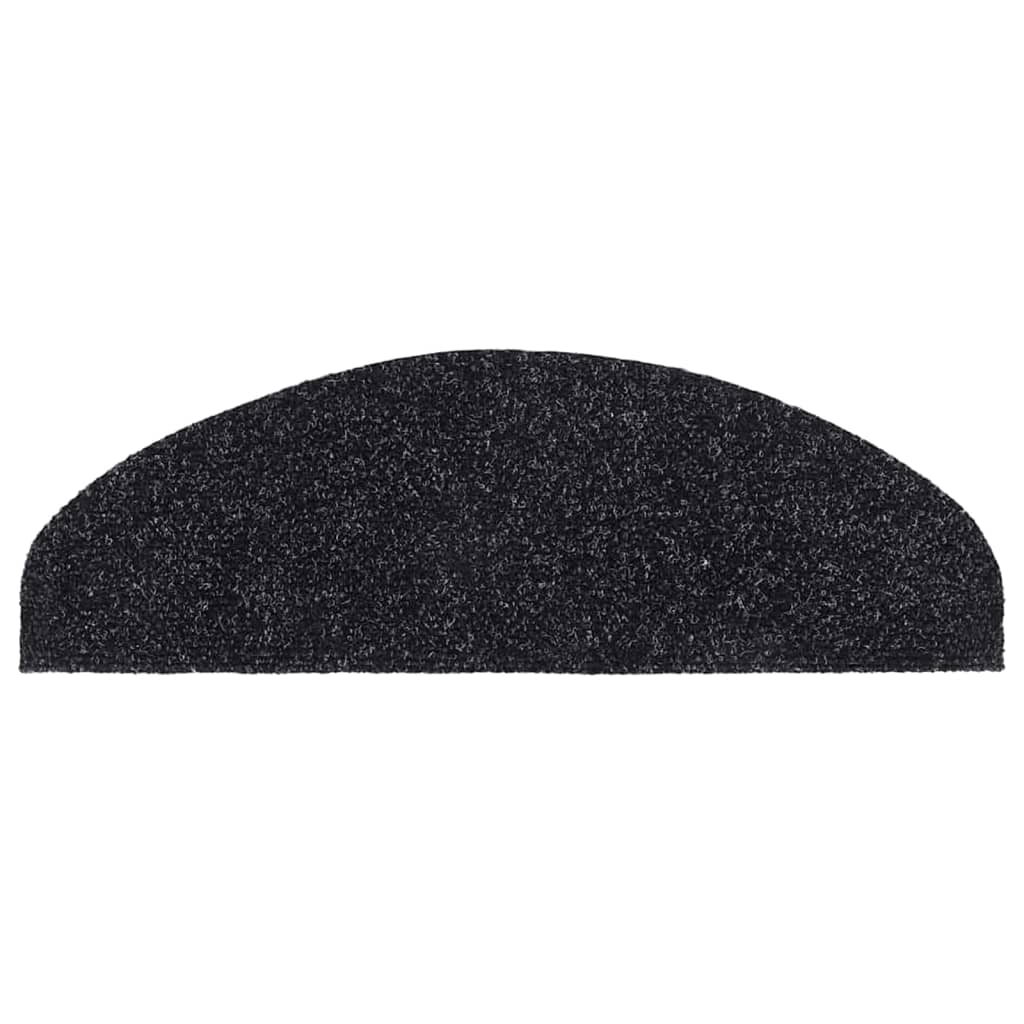 Selvklebende trappematter 10 stk svart 65x21x4 cm nålestempel