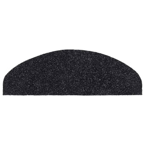 Selvklebende trappematter 10 stk svart 65x21x4 cm nålestempel