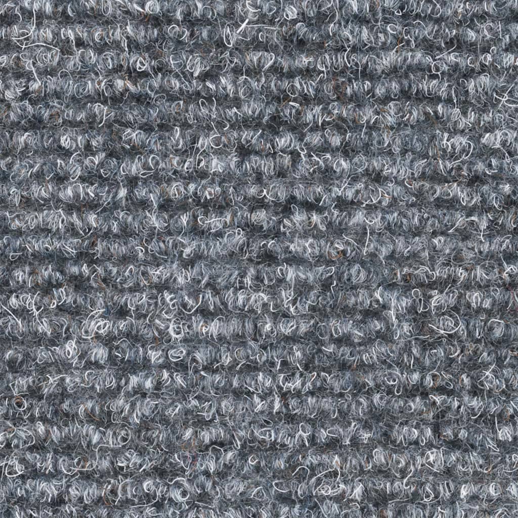 Selvklebende trappematter 5 stk lysegrå 65x21x4 cm nålestempel