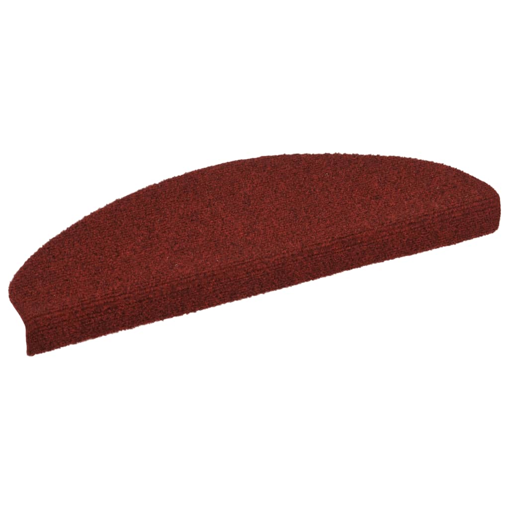 Selvklebende trappematter 10 stk rød 65x21x4 cm nålestempel