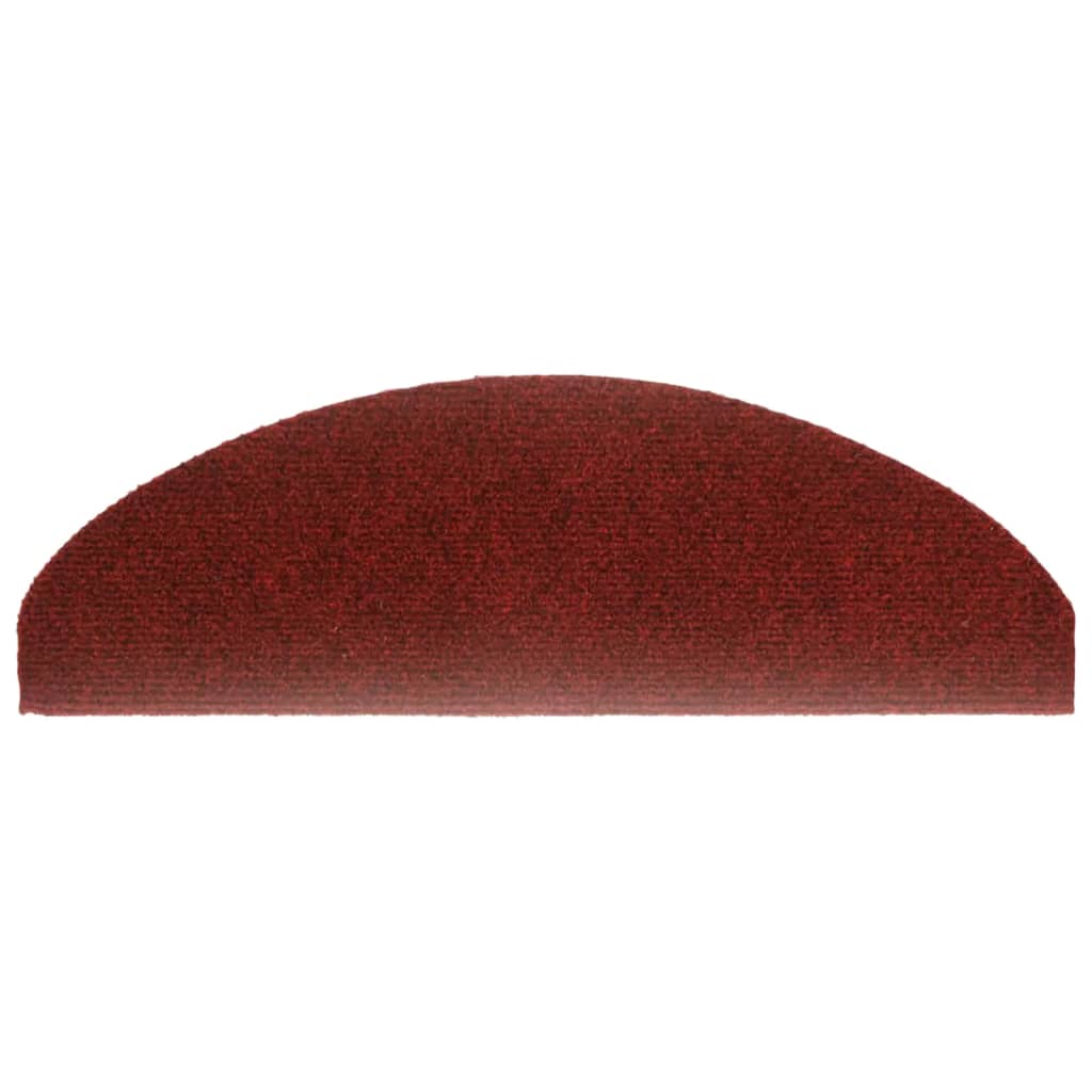 Selvklebende trappematter 10 stk rød 65x21x4 cm nålestempel