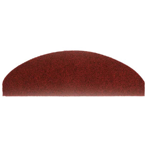 Selvklebende trappematter 10 stk rød 65x21x4 cm nålestempel