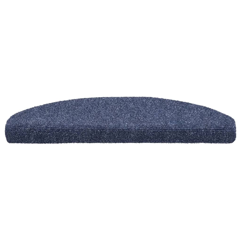Selvklebende trappematter 10 stk blå 65x21x4 cm nålestempel