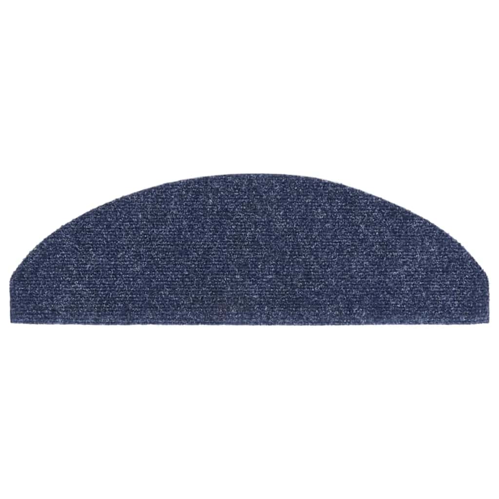 Selvklebende trappematter 10 stk blå 65x21x4 cm nålestempel