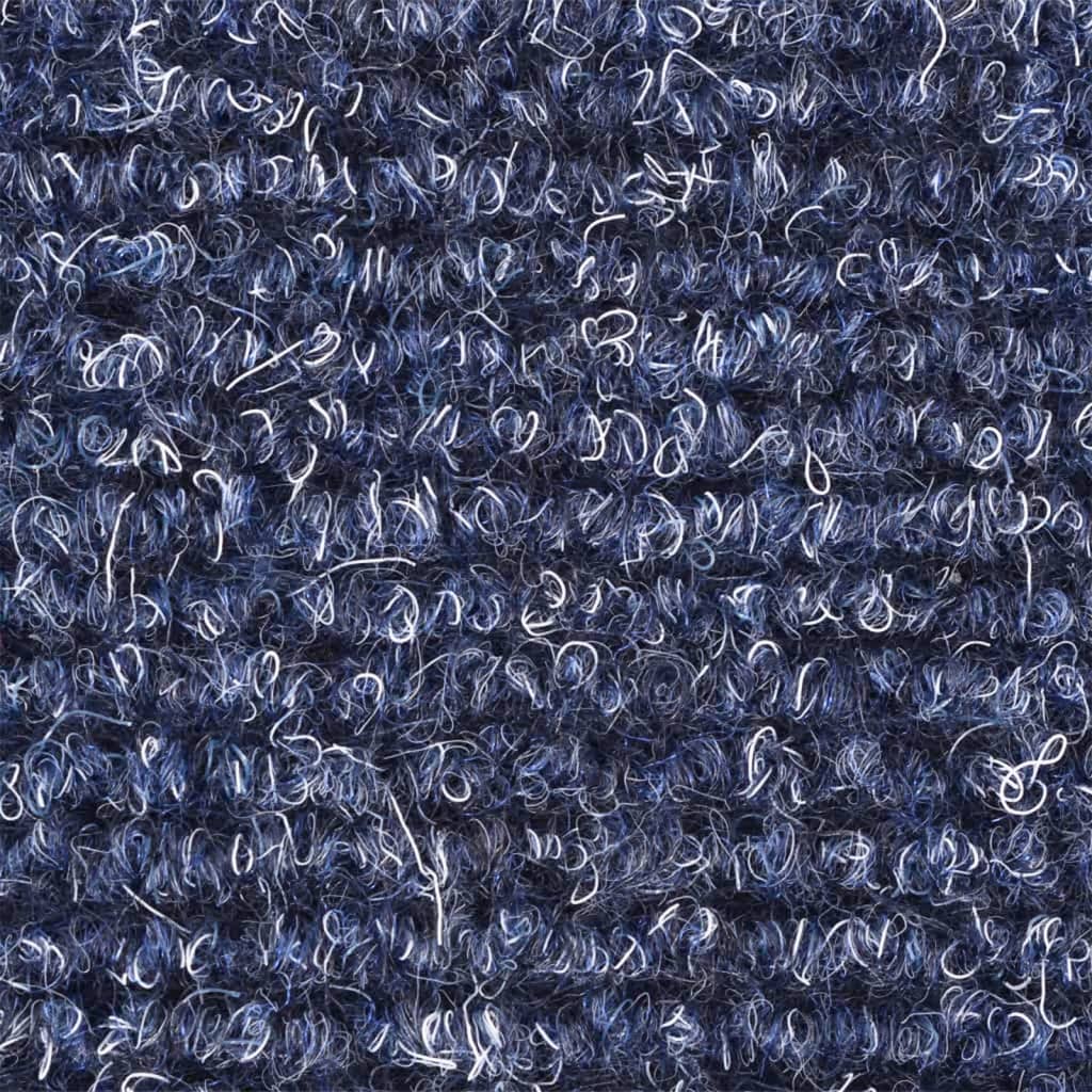 Selvklebende trappematter 10 stk blå 65x21x4 cm nålestempel