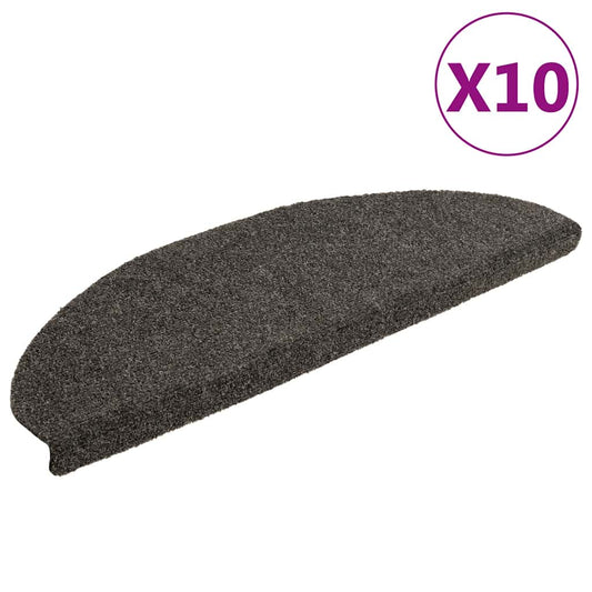 Selvklebende trappematter 10stk antrasitt 65x21x4cm nålestempel