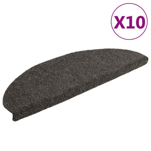 Selvklebende trappematter 10stk antrasitt 65x21x4cm nålestempel
