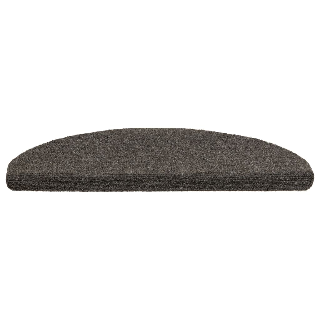 Selvklebende trappematter 10stk antrasitt 65x21x4cm nålestempel