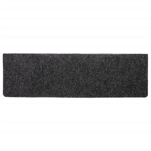 Selvklebende trappematter 10 stk grå 65x21x4 cm nålestempel