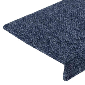 Selvklebende trappematter 10stk antrasitt 65x21x4cm nålestempel