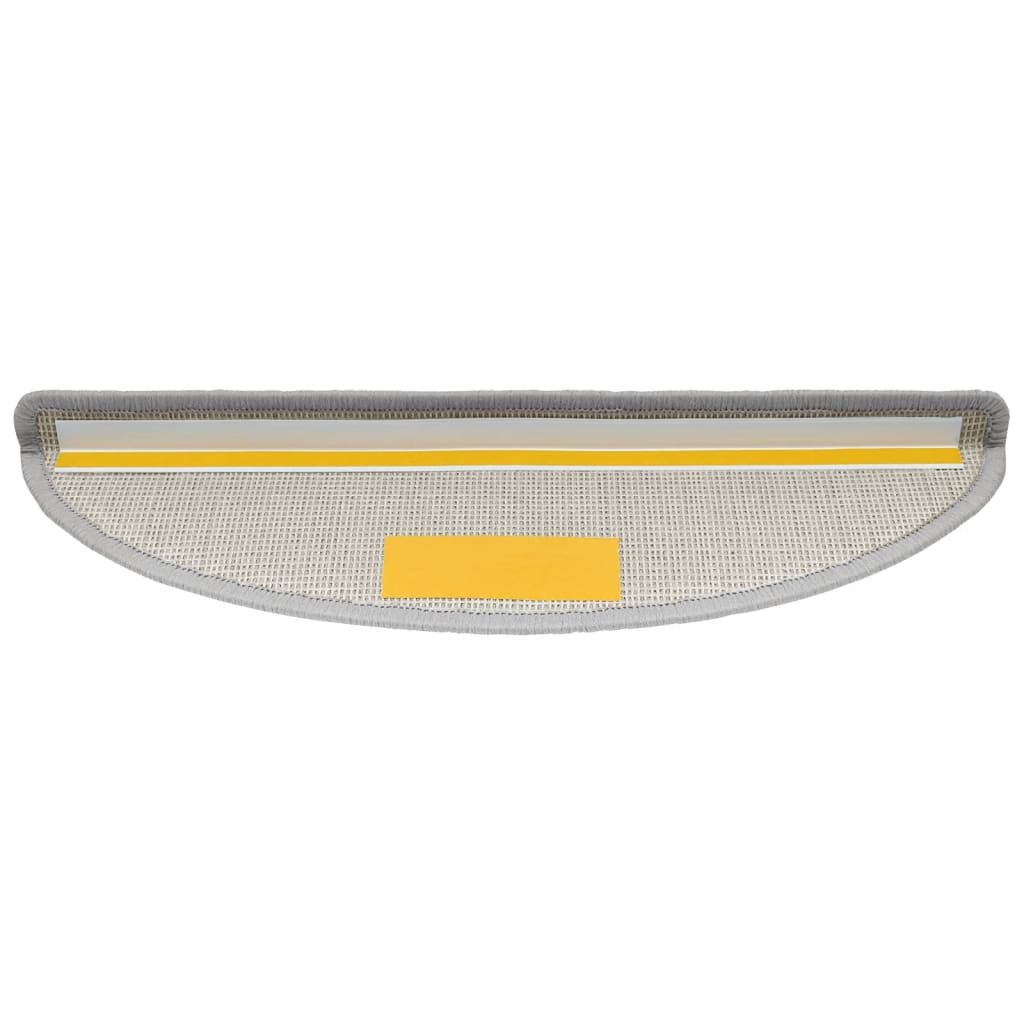 Stair mats 10 pcs 56x17x3 cm light grey