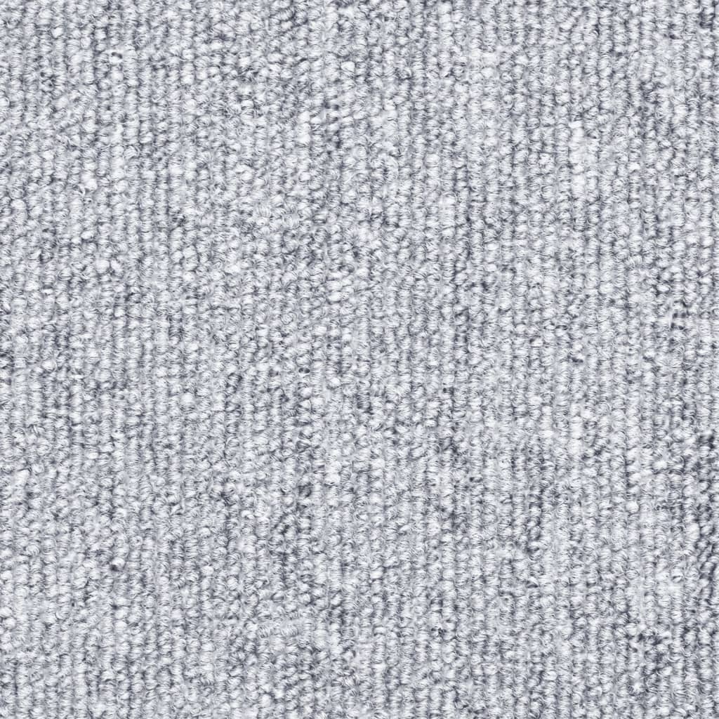Stair mats 10 pcs 56x17x3 cm light grey