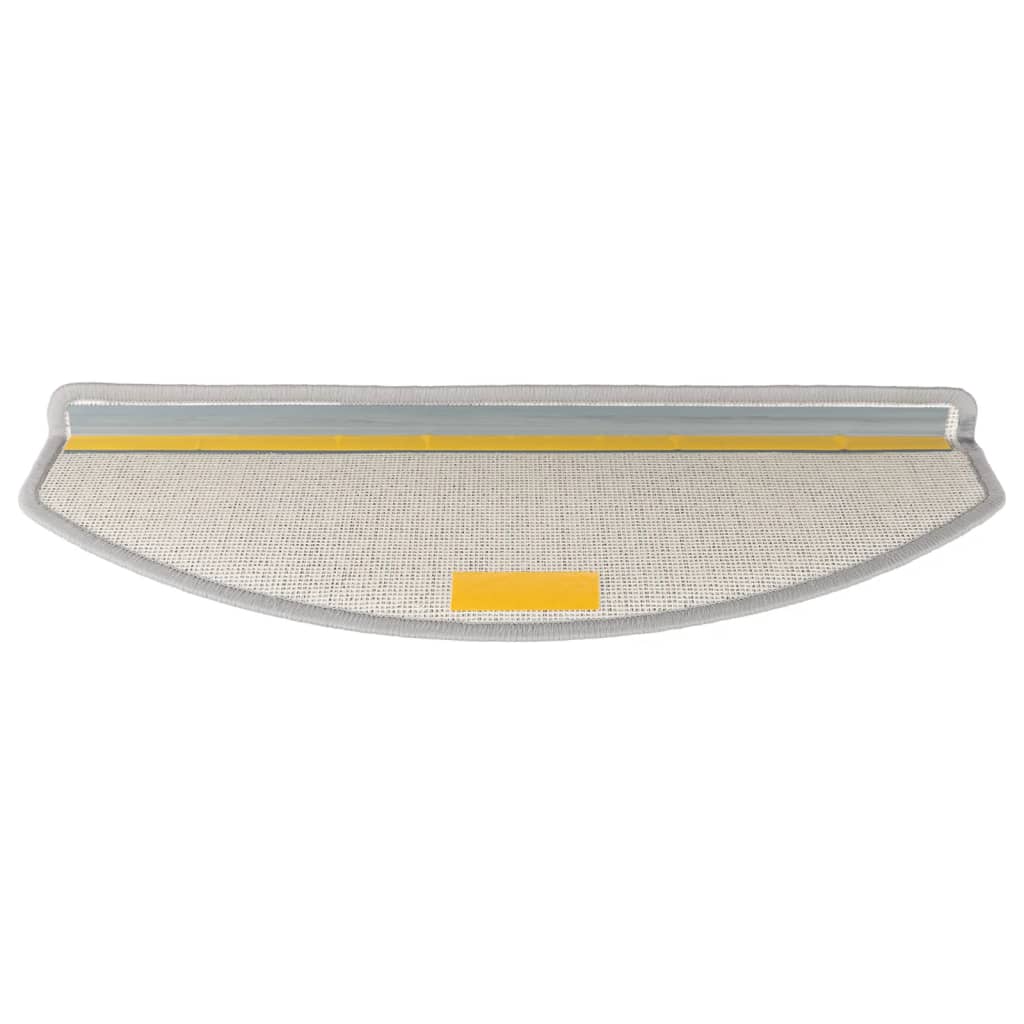 Stair mats 10 pcs 65x24x4 cm light grey