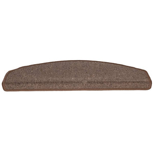Stair mats 10 pcs 65x24x4 cm coffee brown