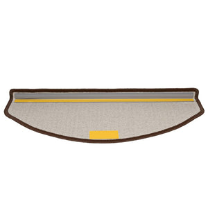 Stair mats 10 pcs 65x24x4 cm coffee brown