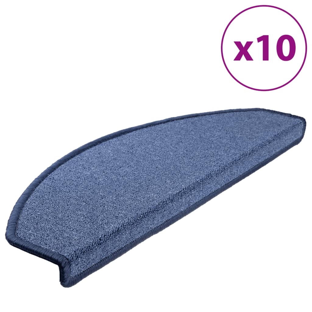 Trappematter 10 stk 65x24x4 cm blå