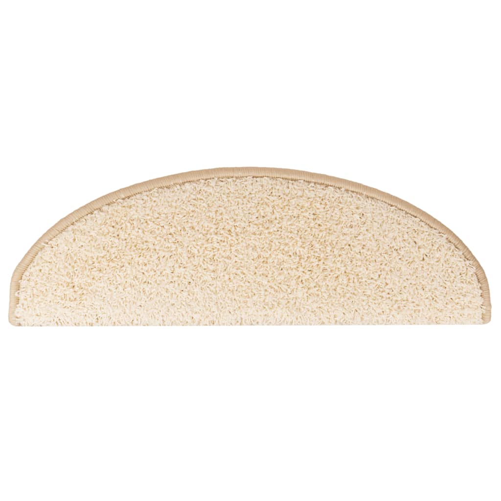 Trappematter 10 stk 65x21x4 cm kremhvit