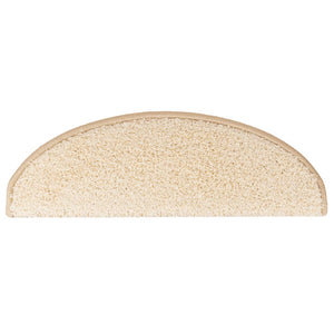 Trappematter 10 stk 65x21x4 cm kremhvit