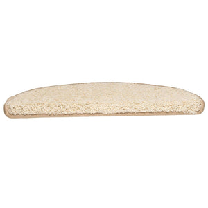 Trappematter 10 stk 65x21x4 cm kremhvit