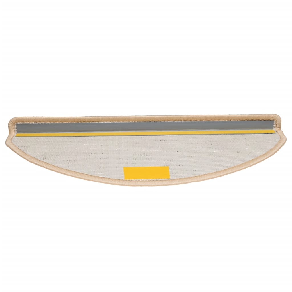 Trappematter 10 stk 65x21x4 cm kremhvit