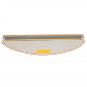 Trappematter 10 stk 65x21x4 cm kremhvit