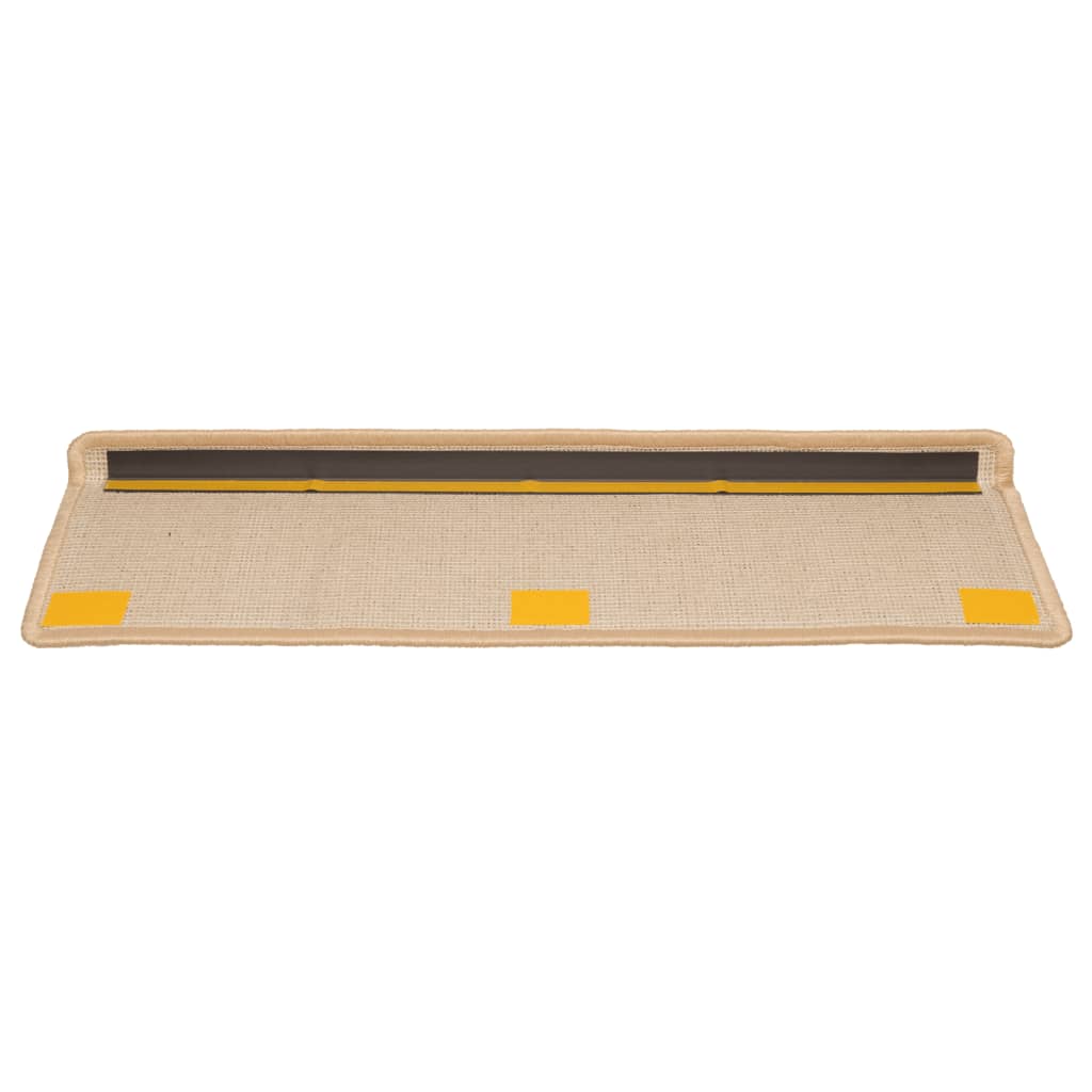 Trappematter 10 stk 65x21x4 cm brun