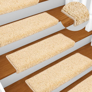 Trappematter 10 stk 65x21x4 cm brun