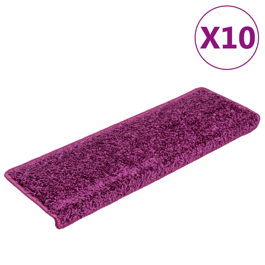Trappematter 10 stk 65x21x4 cm lilla