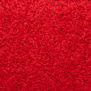 Stair mats 10 pcs 65x21x4 cm red