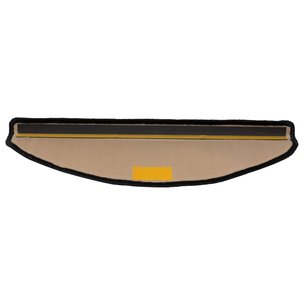 Selvklebende trappematter 5 stk 65x21x4 cm svart og grå