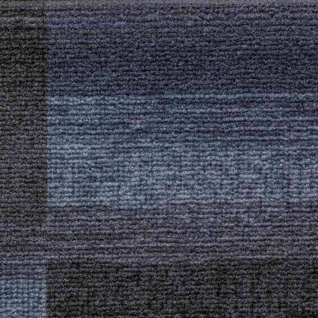 Selvklebende trappematter 5 stk 65x21x4 cm svart og grå