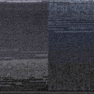 Selvklebende trappematter 10 stk 65x21x4 cm svart og grå