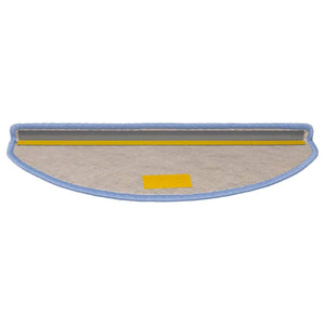 Selvklebende trappematter sisal-utseende 15 stk 56x17x3 cm blå