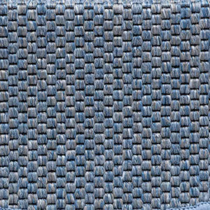 Selvklebende trappematter sisal-utseende 15 stk 65x21x4 cm blå