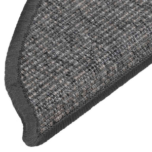 Selvklebende trappematter 15 stk 56x17x3 cm beige og grå